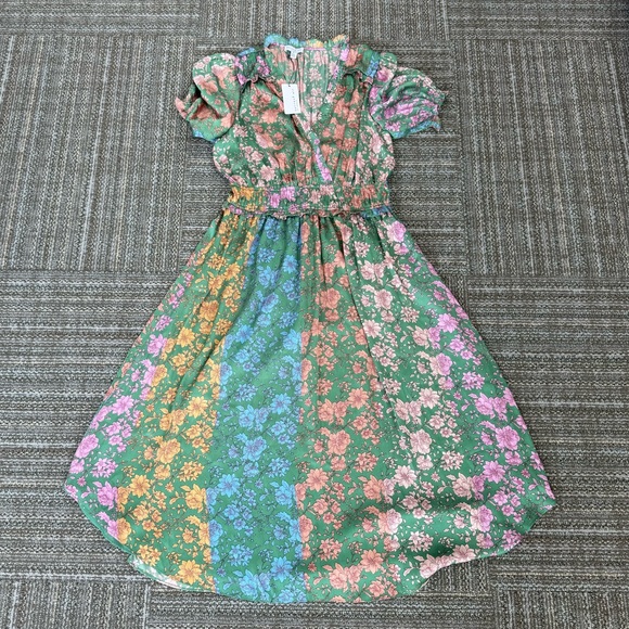 Current Air | Gradient Floral Surplice Midi Dress NWT - Picture 6 of 10